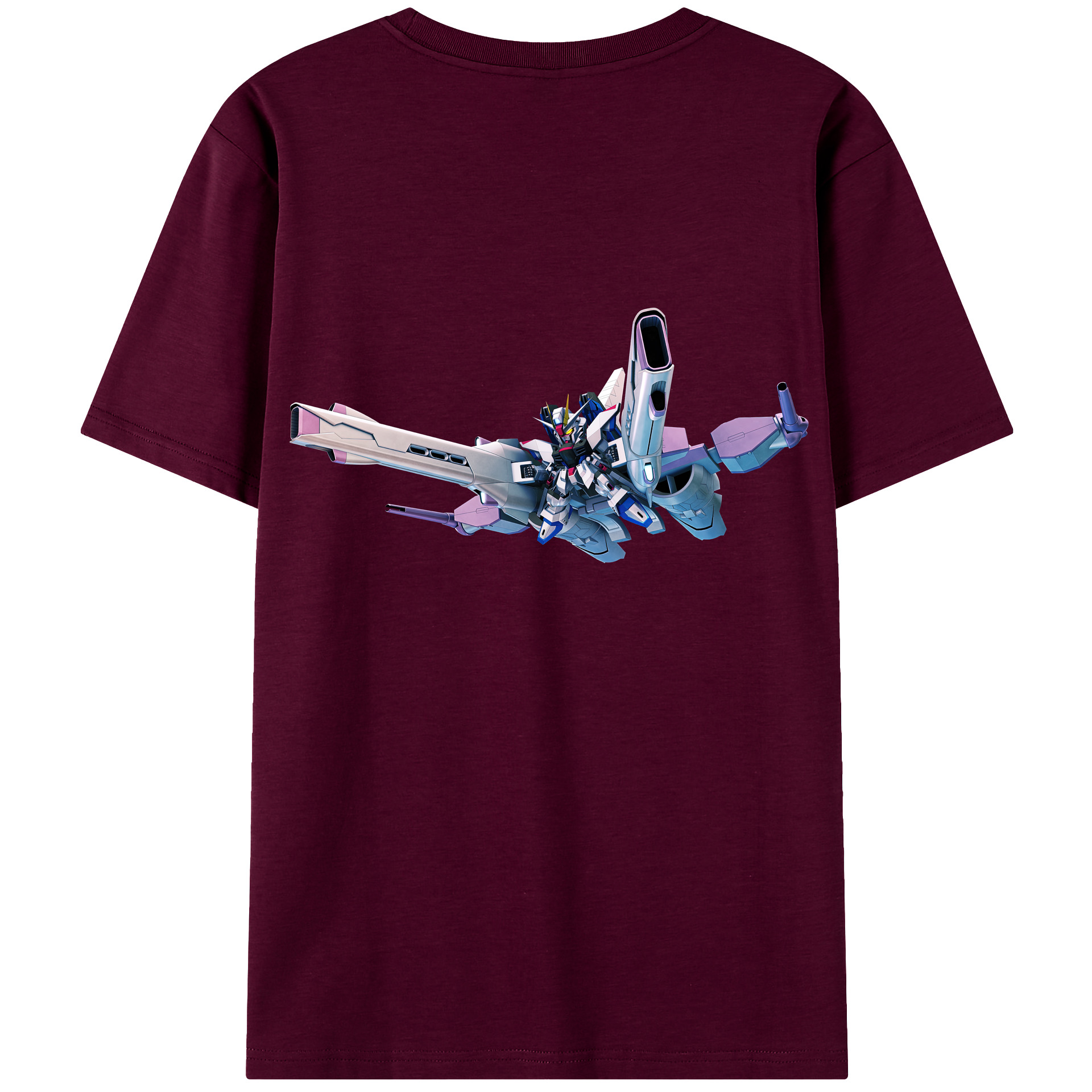 （画像用） 機動戦士ガンダム Mobile Suit Gundam レディース半袖Tシャツ(バックプリント)